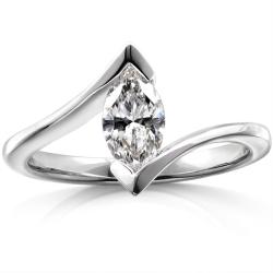 14k Gold 3/4ct TDW Certified Diamond Engagement Ring (G-H, SI1-SI2)