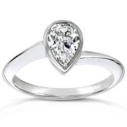 14k Gold 1ct TDW Certified Diamond Solitaire Ring (H-I, SI2-I1)