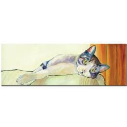 Pat Saudners-White 'Sunbather' Gallery-wrapped Canvas Art