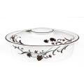 Mikasa Cocoa Blossom Oval Casserole Dish