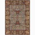 Mandara Hand-tufted Oriental Grey Wool Rug (7' x 10')