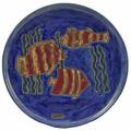 Mara Stoneware 12-inch Fish Platter (Mexico)