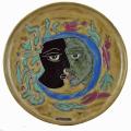 Mara Stoneware Round Lovers Platter (Mexico)