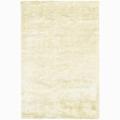 Hand-woven Star Art Silk Shag Rug (4' Round)