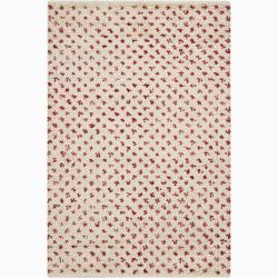 Hand-woven Mandara New Zealand Wool Rug (9' x 13')