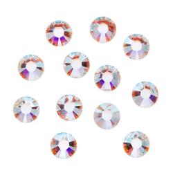 Crystal AB ss34 Austrian Crystal Flatback Rhinestones (Pack of 12)