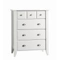Shoal Creek Ready-to-Assemble Matte White Four-drawer Chest