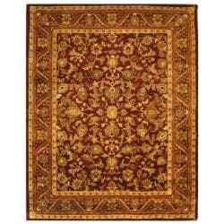 Compare Price Handmade Exquisite Wine/ Gold Wool Rug (12' x 18')