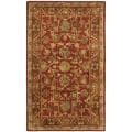 Handmade Heirloom Red Wool Rug (3' x 5')
