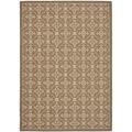 Poolside Brown/ Cream Indoor Outdoor Rug (8' x 11'2)