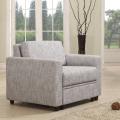 Maxwell Blue Grey Storage Ottoman Chair