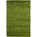 Hand-knotted Gabeh Solo Caramel Wool Rug (6' x 9')
