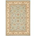 Majesty Extra Fine Light Blue/ Cream Rug (4' x 6')