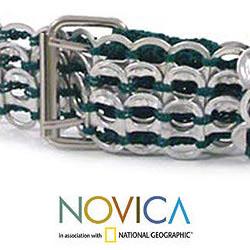 Soda Pop-top 'Green Chain Mail' Belt (Brazil)