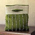 Cotton and Maguey 'Pistachio' Shoulder Bag (Guatemala)