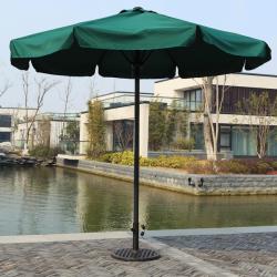 Deluxe 10-foot Green Patio Umbrella