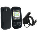 2-piece Silicone Case/ Car Charger for Palm Pixi/ Castle