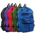 Wholesale 17-inch Solid Color School Bags (Case of 20)