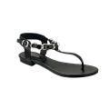 Oceanstar Women's Black Thong Sandals