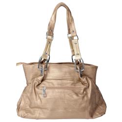 Adi Designs Women's Slouchy Metal Accent Satchel Handbag