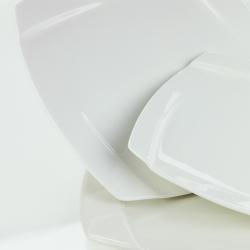 Infinity 10-inch Quattro Square Plates (Case of 18)