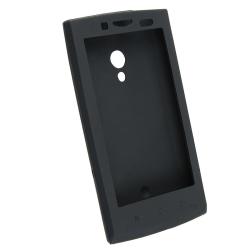 2-piece Silicone Case/ Screen Protector for Sony Ericsson Xperia X10