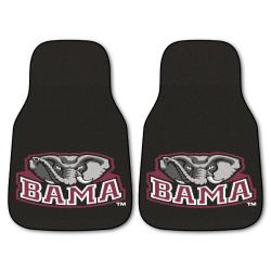 Fanmats Alabama 2-piece Carpeted Nylon Car Mats