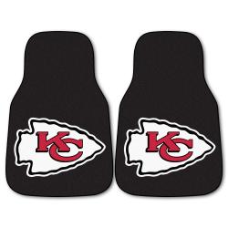 Fanmats Kansas City Chiefs 2-piece Carpeted Nylon Car Mats