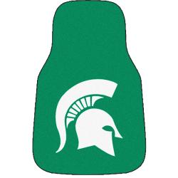 Fanmats Michigan State 2-piece Carpeted Nylon Car Mats