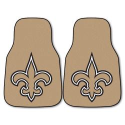 Fanmats New Orleans Saints 2-piece Carpeted Car Mats