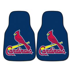Fanmats St Louis Cardinals 2-piece Carpeted Car Mats
