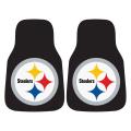 Fanmats Pittsburgh Steelers 2-piece Carpeted Nylon Car Mats