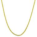 10k Yellow Gold 18-inch Rope Chain Necklace