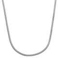 10k White Gold 18-inch Octagonal Snake Chain