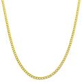 10k Yellow Gold 16-inch Curb Chain Necklace