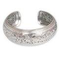 Sterling Silver 'Hill Tribe Ivy' Bracelet (Thailand)