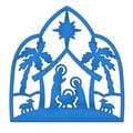 CottageCutz Die 4"X4"-Nativity Silhouette Made Easy