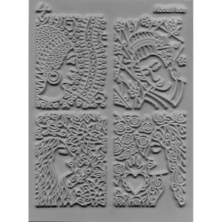 Lisa Pavelka Individual Texture Stamp 4.25"X5.5" 1/Pkg-About Face