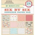 My Mind's Eye Six By Six Paper Pad 24/Sheets-Quilting Bee