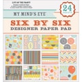 My Mind's Eye Six By Six Paper Pad 24/Sheets-Life Of The Party