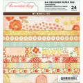 The Sweetest Thing Tangerine Paper Pad 6"X6" 24 Sheets-