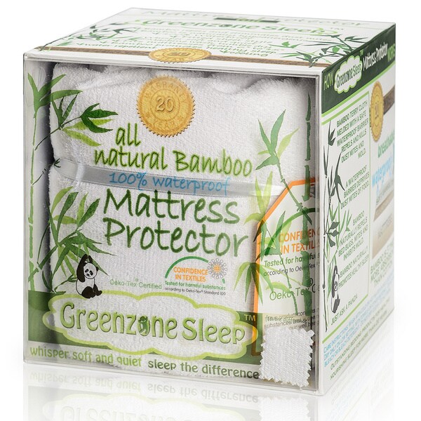 Christopher Knight Home Bamboo Rayon Classic Design Terry Mattress Pad 