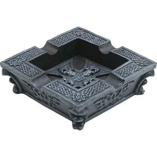 Master Cutlery 5-inch Polyresin Skull Ashtray