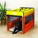 Guardian Gear Orange/ Yellow Large Collapsible Dog Crate 