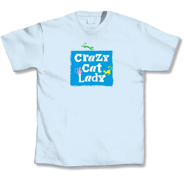 Crazy Cat Lady White T-Shirt