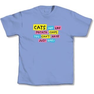 cats are like potato chips shirt