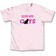 Sleeps With Cats Pink T-Shirt