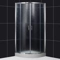 DreamLine Sector 35x35x73 Rain Glass Shower Enclosure