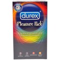 Durex Pleasure Pack Assorted Premium Lubricated Latex Condoms (Pack of 12)