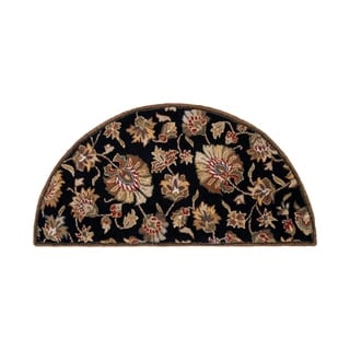 Hand-tufted Savannah Black Wool Rug (2' x 4' Hearth)